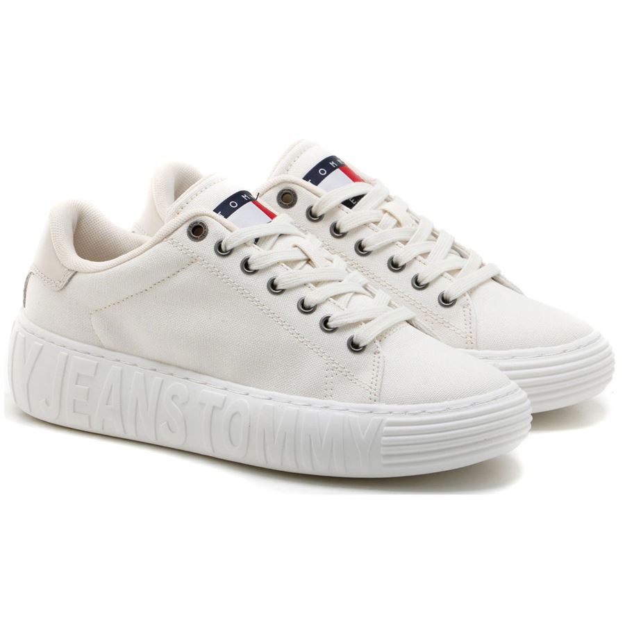 Tommy Jeans New Cupsole Cnvas Lc sneakers da donna Tommy Jeans | EN0EN02171YBL